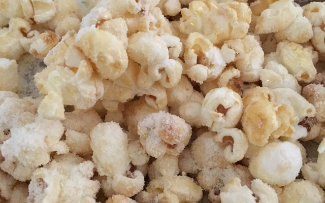 Pipoca com leite ninho