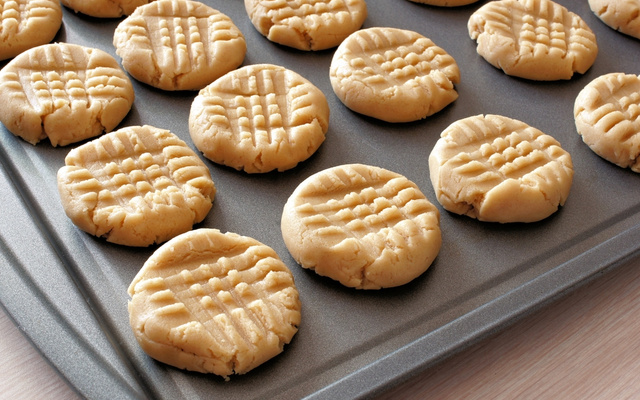 Biscoito feito com mistura para bolo de pacote