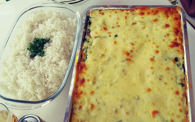 Torta de bacalhau com requeijão