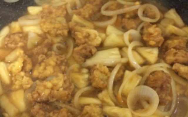 Carne de porco agridoce