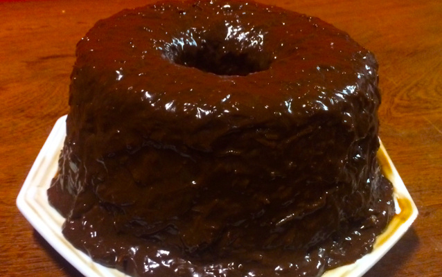Bolo de chocolate sem fermento