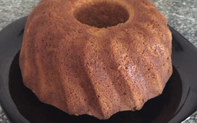 Bolo de banana de liquidificador