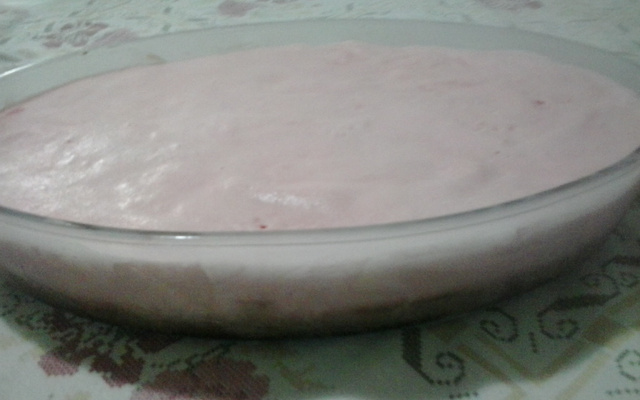 Torta gelada de bis com sorvete