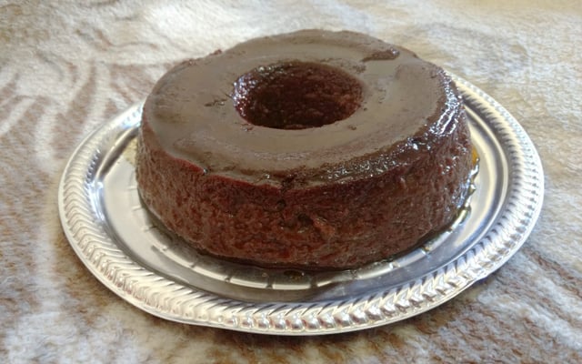 Pudim de chocolate cremoso
