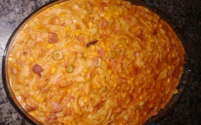 Macarrão na panela de pressão (misto)