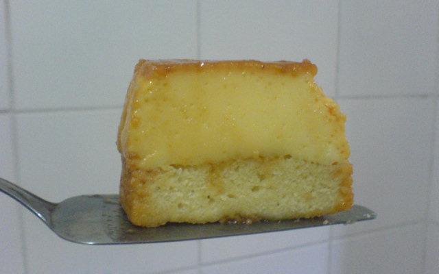 Bolo pudim pura tentação