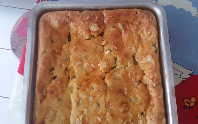 Torta de liquidificador feita com água