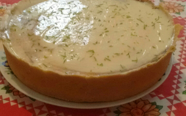 Torta de limão com chocolate