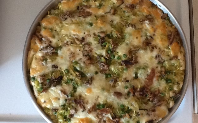 Torta nutritiva de abobrinha