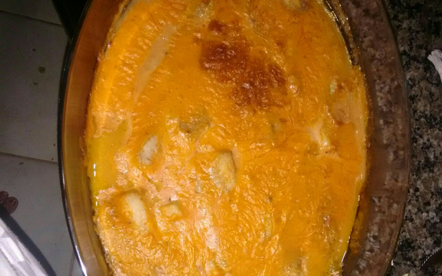 Filé de peixe cremoso