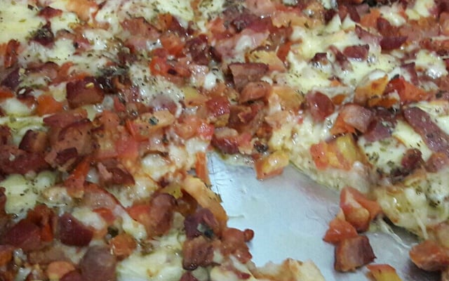 Pizza de Bacon