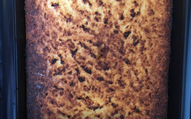 Bolo de macaxeira ou aipim