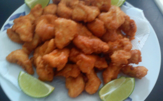 Frango empanado na cerveja