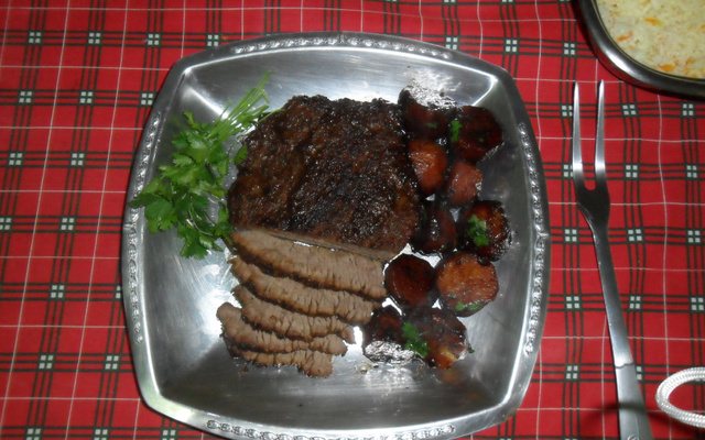 Carne assada de panela