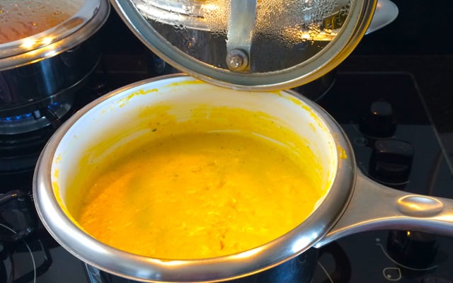 Purê de milho verde