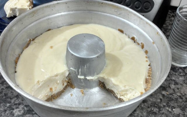 Mousse cremoso de limão