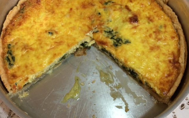 Quiche de espinafre