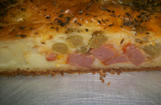 Torta salgada de liquidificador