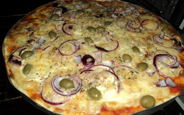 Pizza de cebola