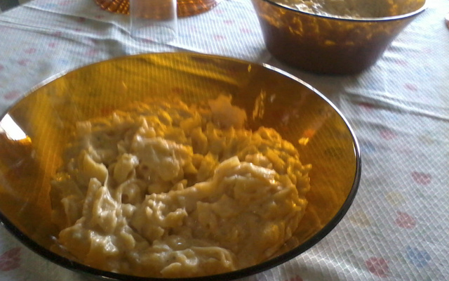 Macarrão aos 4 queijos