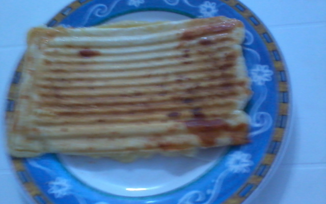 Pão de queijo de sanduicheira