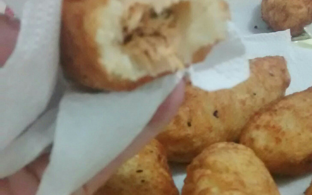 Bolinhos de batata recheados