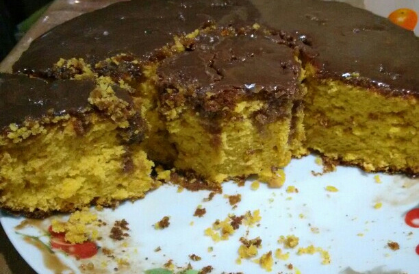 Bolo de cenoura da Carla