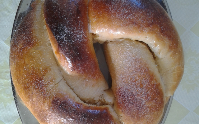 Pão doce de leite condensado de liquidificador