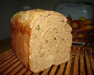 Pão de Centeio com sementes de abóbora