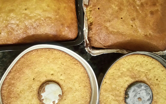 Bolo de Milho com Cobertura de Chocolate