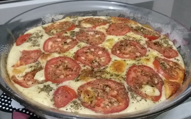 Pizza fácil de liquidificador 