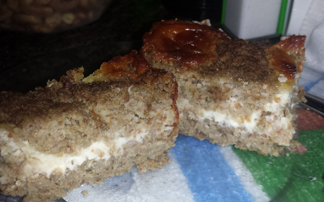 Quibe assado recheado com requeijão