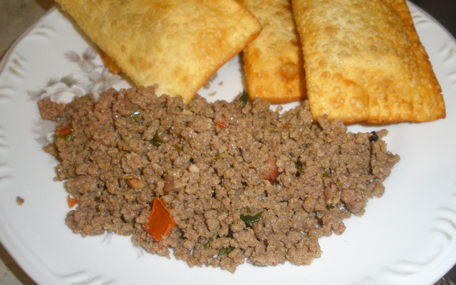 Recheio para pastel de carne