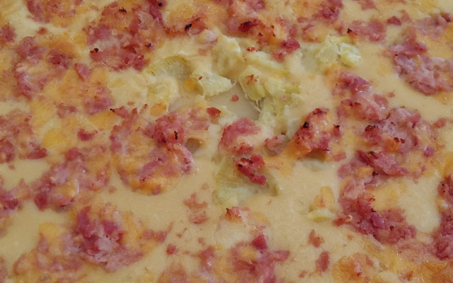 Souflé de legumes do Oduvaldo