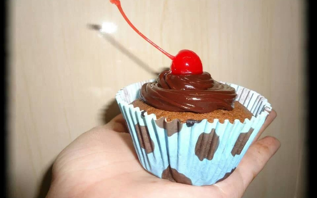 Cupcake delícia de chocolate