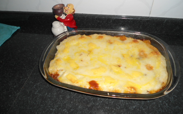 Escondidinho de carne fácil