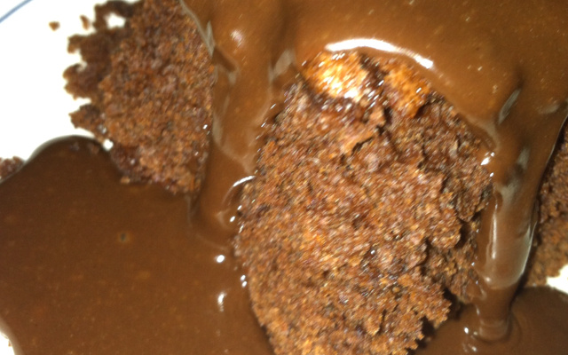 Bolo de chocolate muito fofo