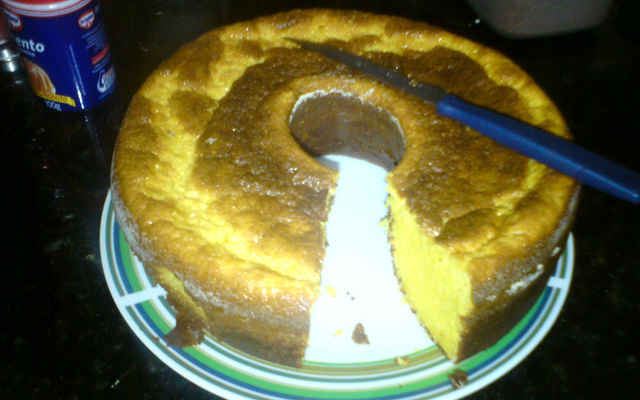 Bolo de milho cremoso (como pudim)