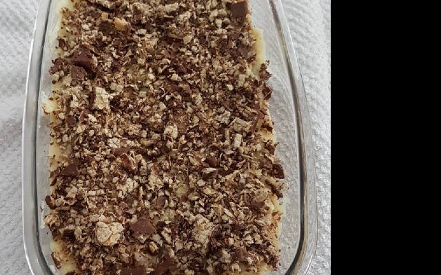 Pavê de biscoito champagne