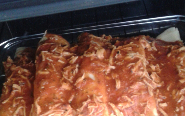 Panquecas de frango com mussarela