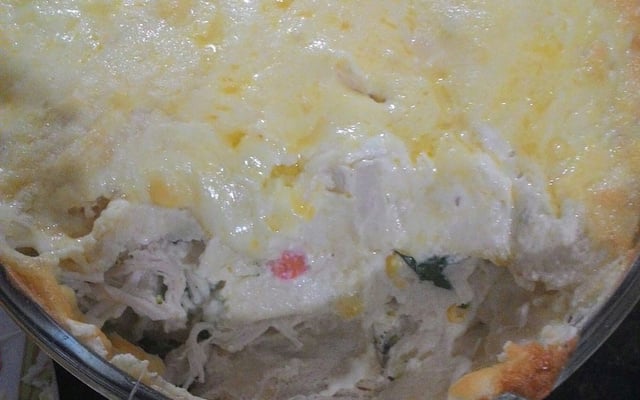 Torta de pão de forma quente