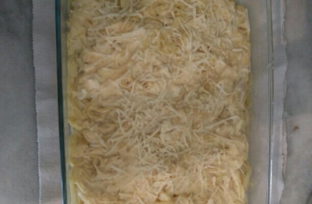 Macarrão ao creme de milho