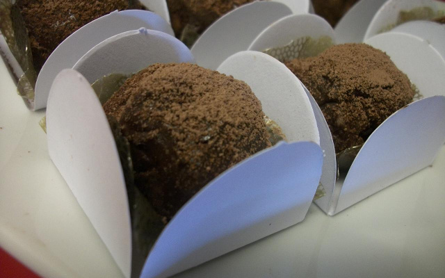 Trufa tradicional de chocolate