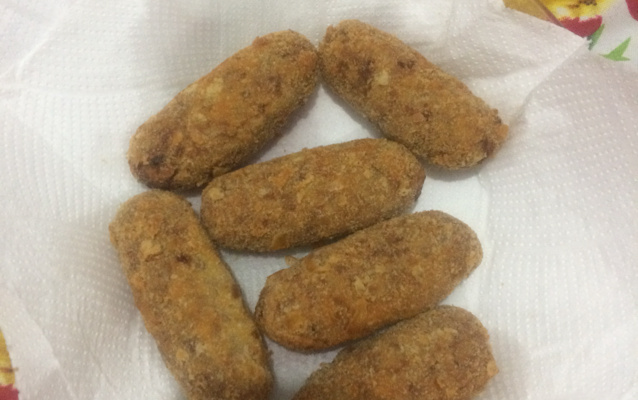 Croquete de atum simples