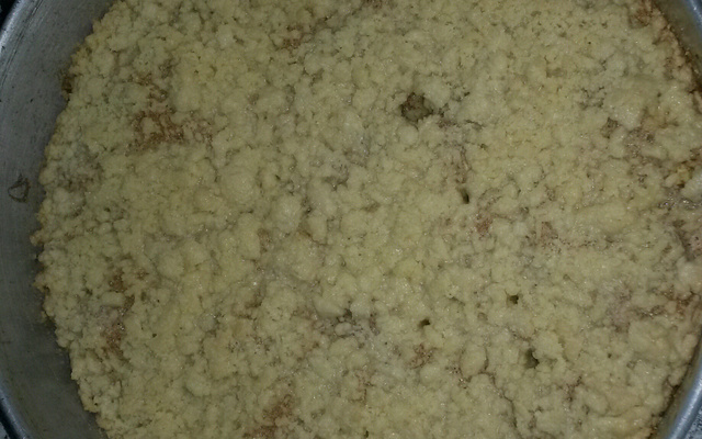 Torta de banana crocante