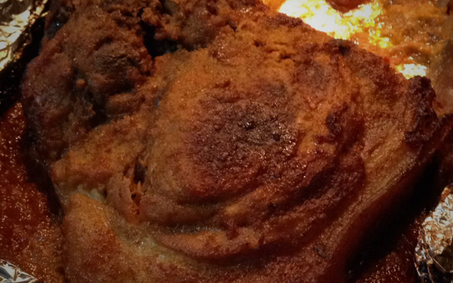 Pernil suíno inteiro (no forno convencional)