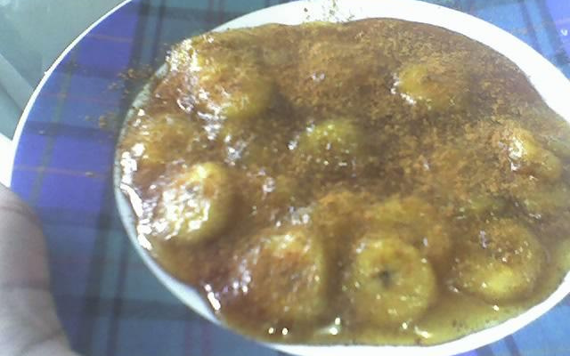 Doce de banana caramelada