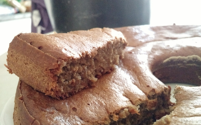 Bolo de banana integral