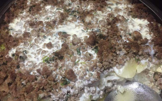 Escondidinho invertido