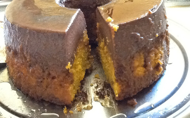Bolo de cenoura magnífico